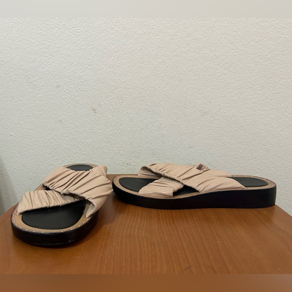 3.1 Phillip Lim Nagano Flat Crisscross Slide Sandals Studs Women's Size 38 8
